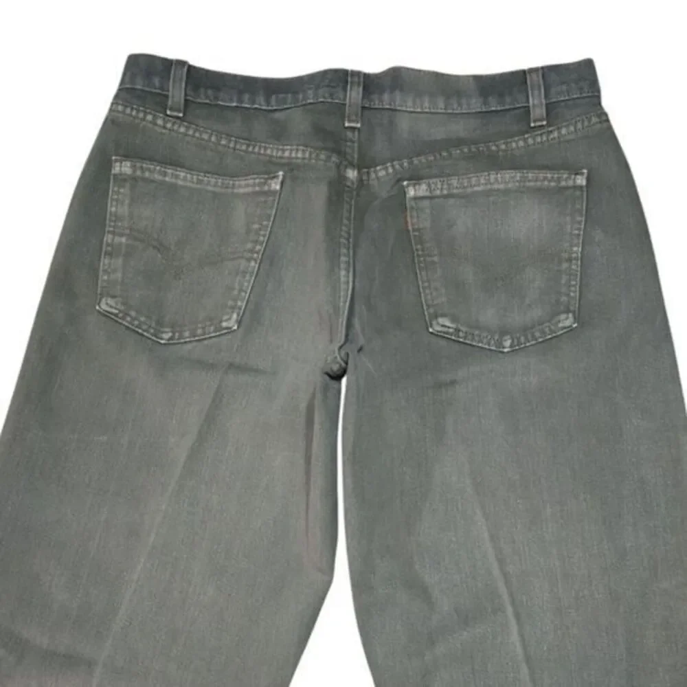 VTG Levi's 550 Relaxed Fit Jeans Mens Orange Tab Made in USA Green *35x33 Actual